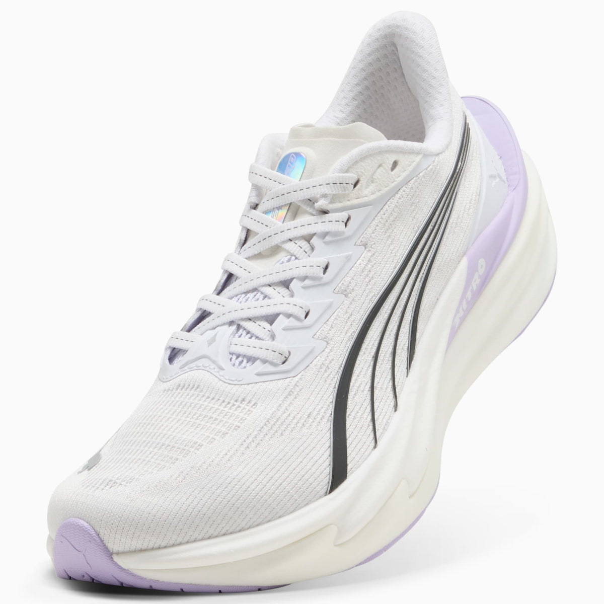 PUMA Deviate NITRO™ 4 Running Shoes Women product view 6 — PUMA White-Light Lavender