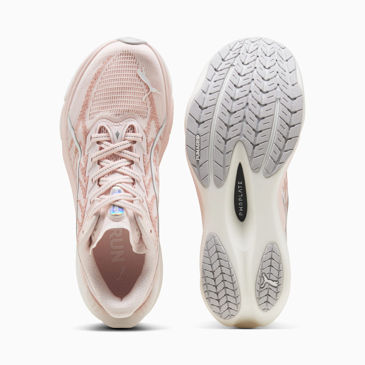 PUMA Deviate NITRO™ 4 Running Shoes Women product view 4 — Jasmine Flower-PUMA White