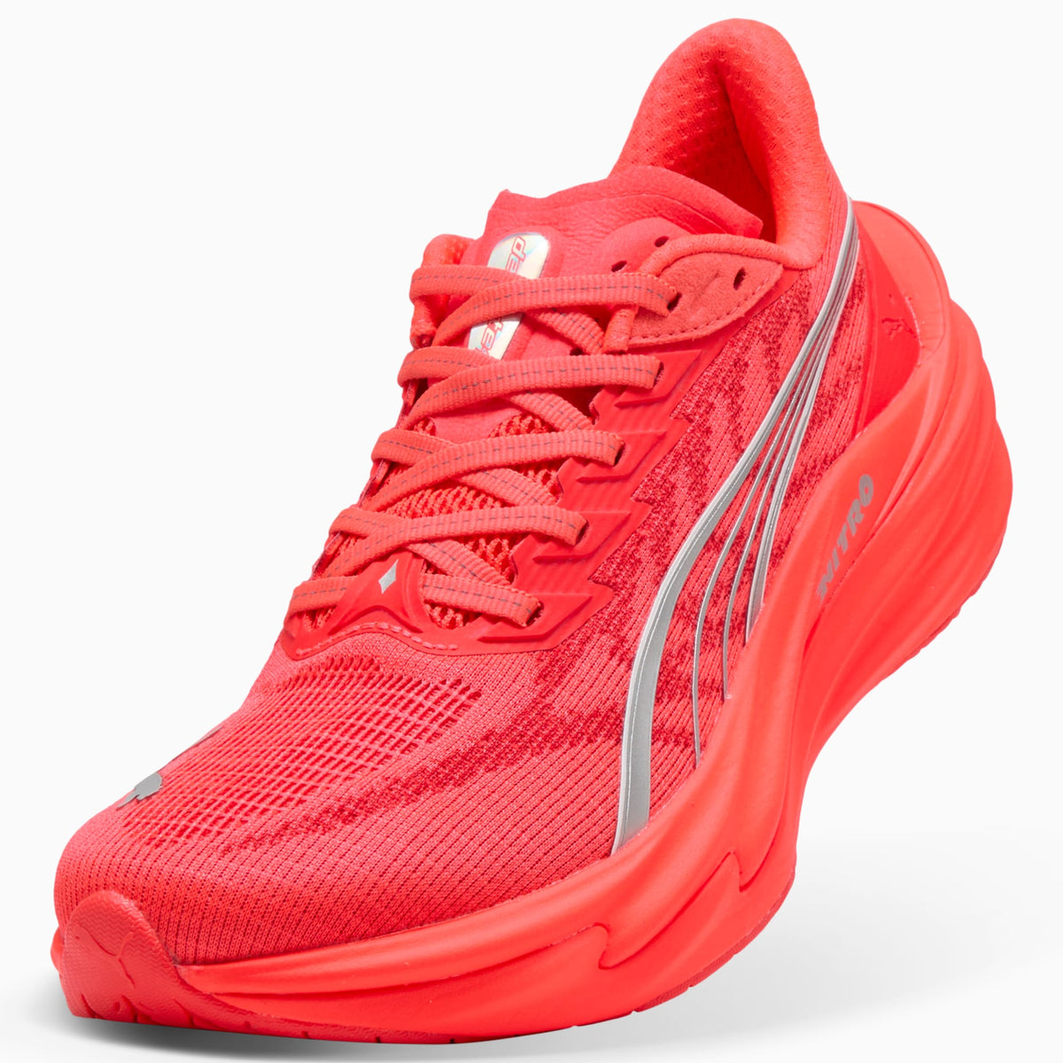 PUMA Deviate NITRO™ 4 Running Shoes Women product view 6 — Ultra Red-PUMA Silver