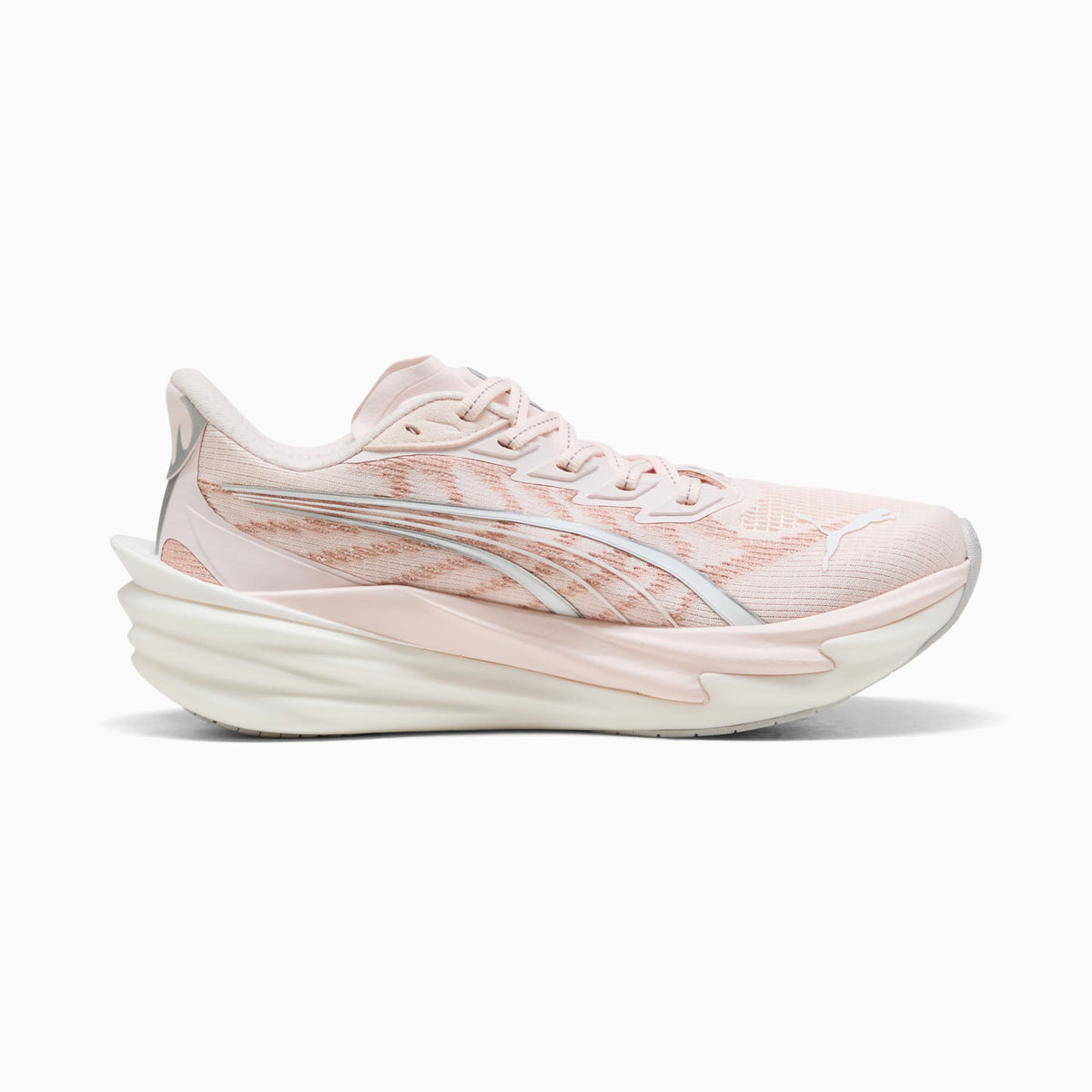 PUMA Deviate NITRO™ 4 Running Shoes Women product view 5 — Jasmine Flower-PUMA White