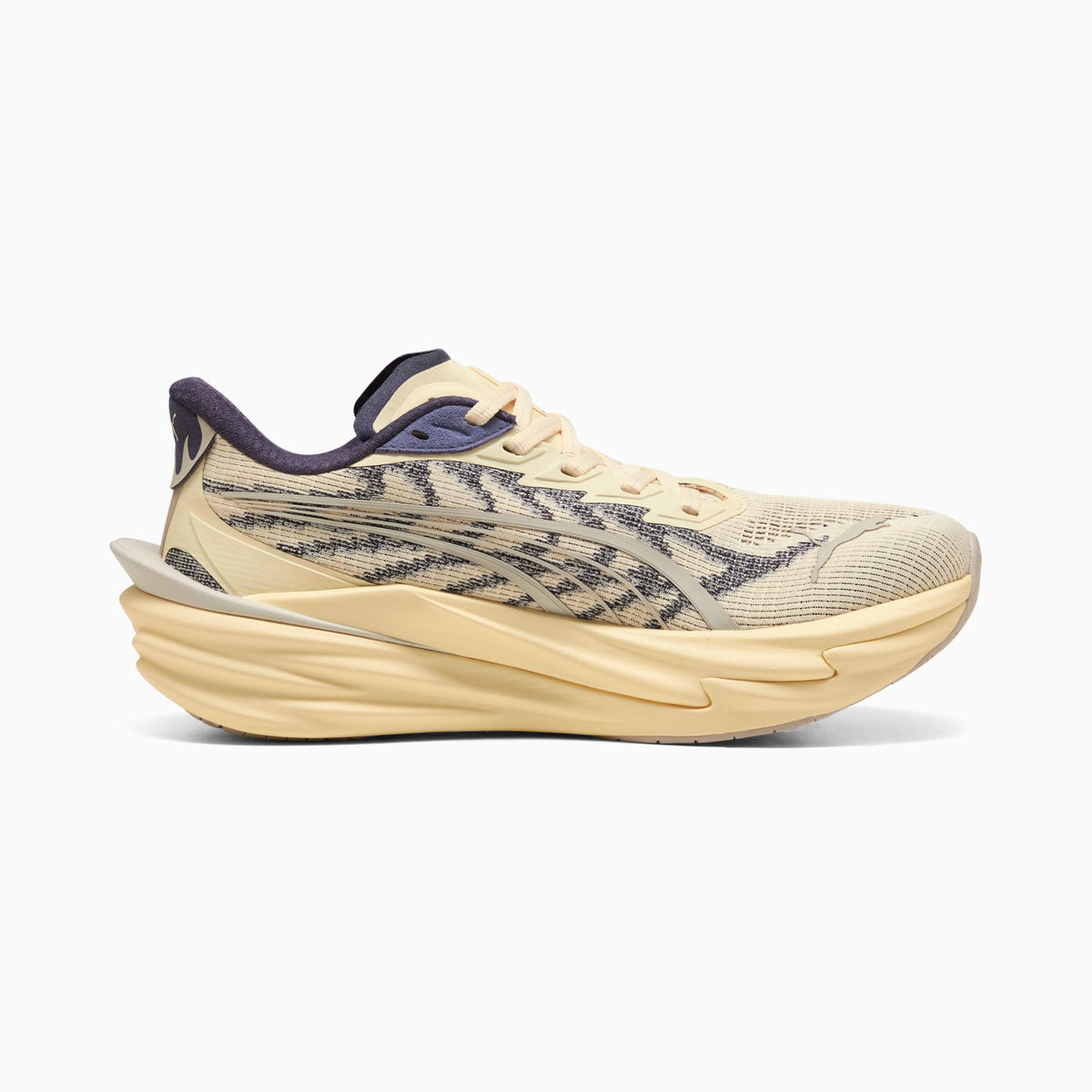 PUMA Deviate NITRO™ 4 Running Shoes Women product view 5 — Buttercream-Inky Depths