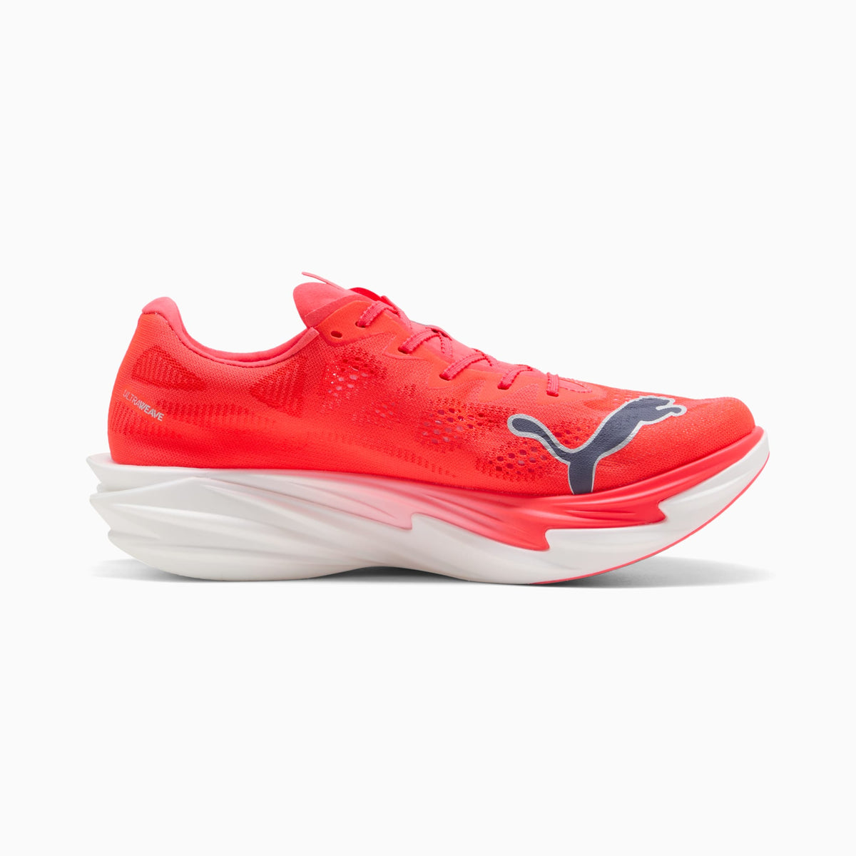 PUMA Deviate NITRO™ Elite 4 Running Shoes Men product view 5 — Ultra Red-Inky Depths-PUMA White