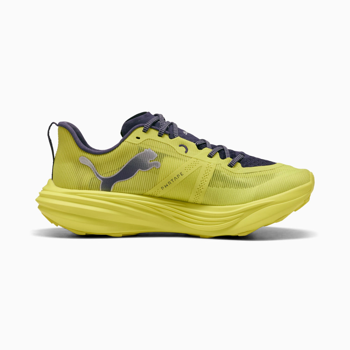 PUMA Deviate NITRO™ Elite Trail Running Shoes Men product view 5 — Lux Lime-Deep Plum
