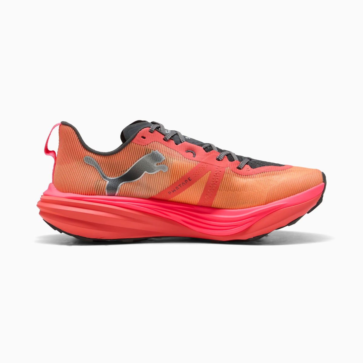 PUMA Deviate NITRO™ Elite Trail Running Shoes Men product view 5 — Melon Glow-Red Glamour-Pure Pink