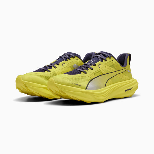 PUMA Deviate NITRO™ Elite Trail Running Shoes Men product view 2 — Lux Lime-Deep Plum