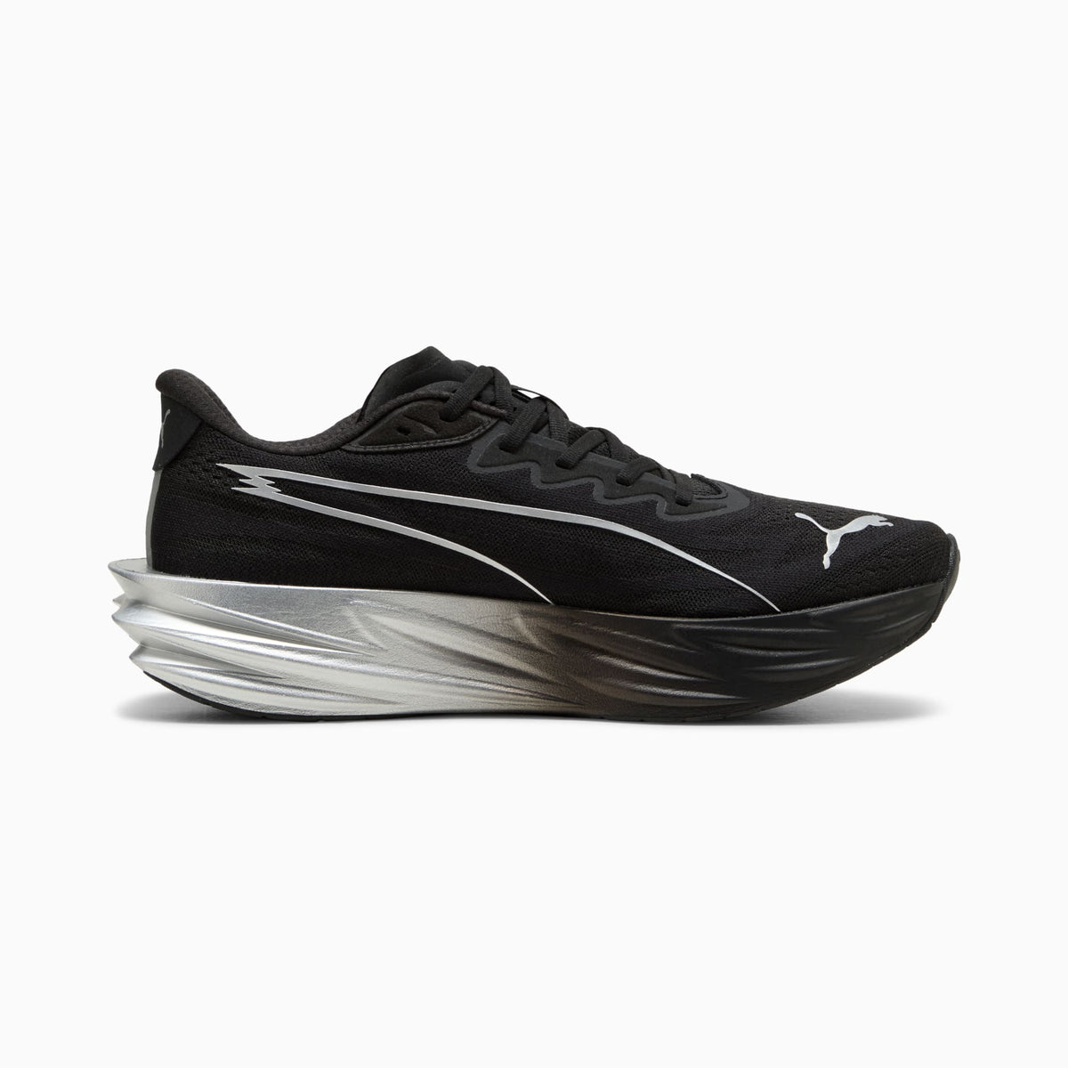PUMA Deviate Pure NITRO™ Running Shoes Men product view 5 — PUMA Black-Flat Dark Gray-PUMA Silver