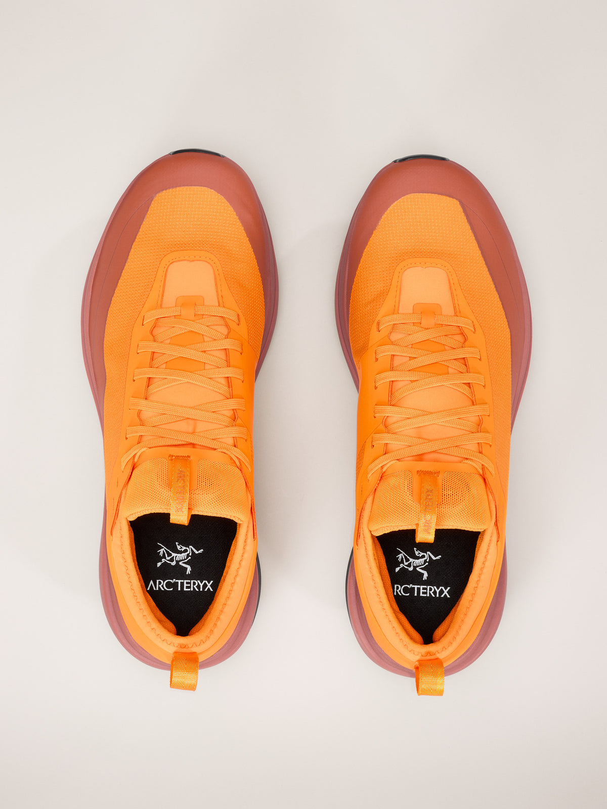 Arc'teryx Sylan GTX Shoe Men's product view 3 — Blaze/Dk Copper Sky