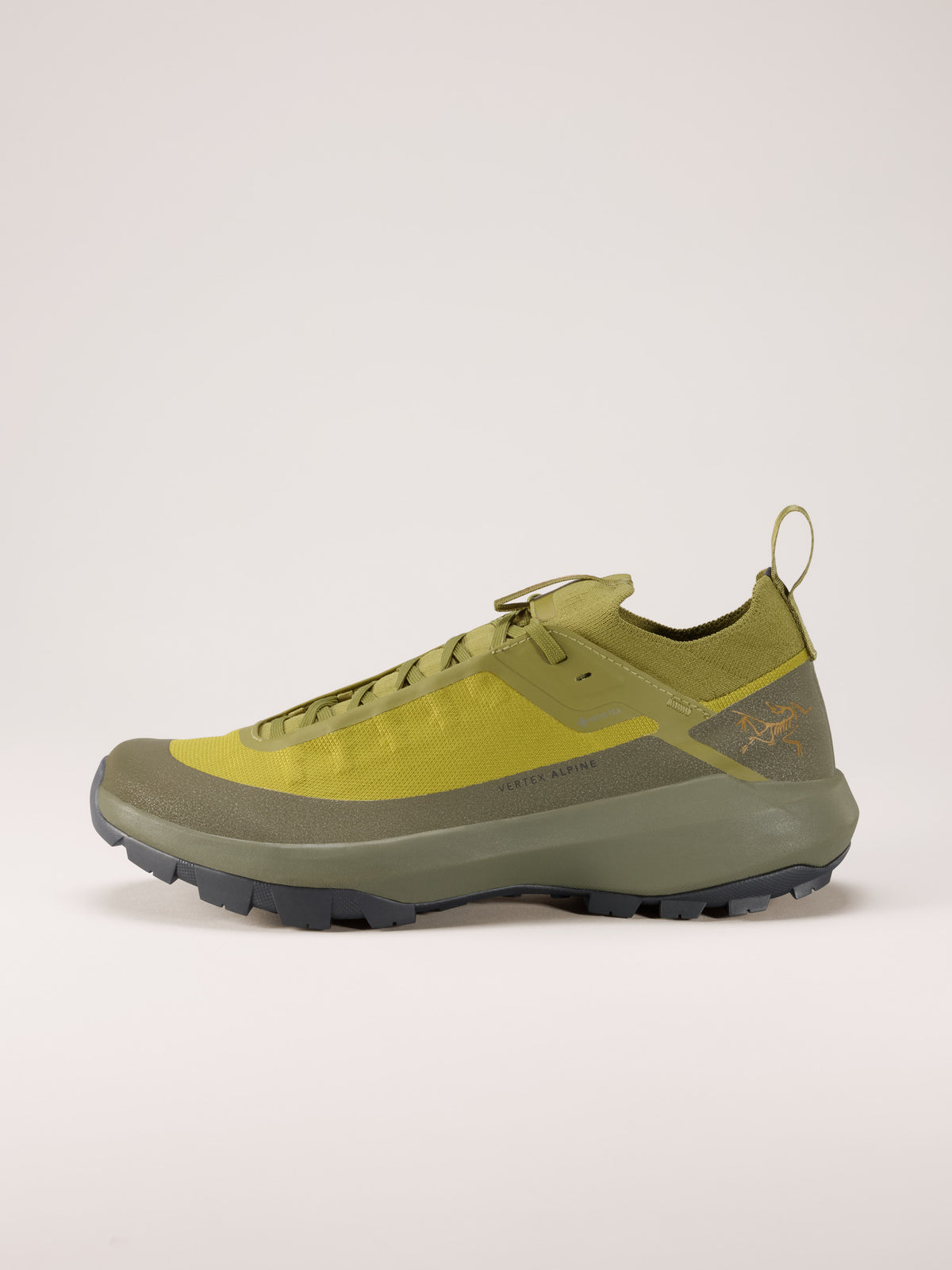 Arc'teryx Vertex Alpine GTX Shoe Men's product view 1 — Olive Moss/Tatsu