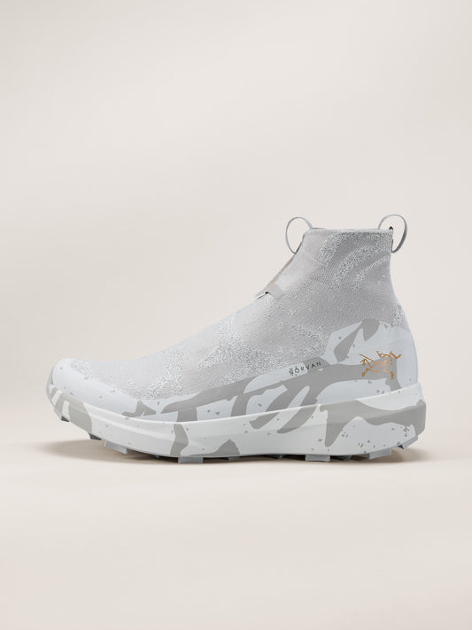 Arc'teryx Norvan 4 Nivalis Grotto Shoe Men's product view 1 — Dk Solitude/Dk Solitude