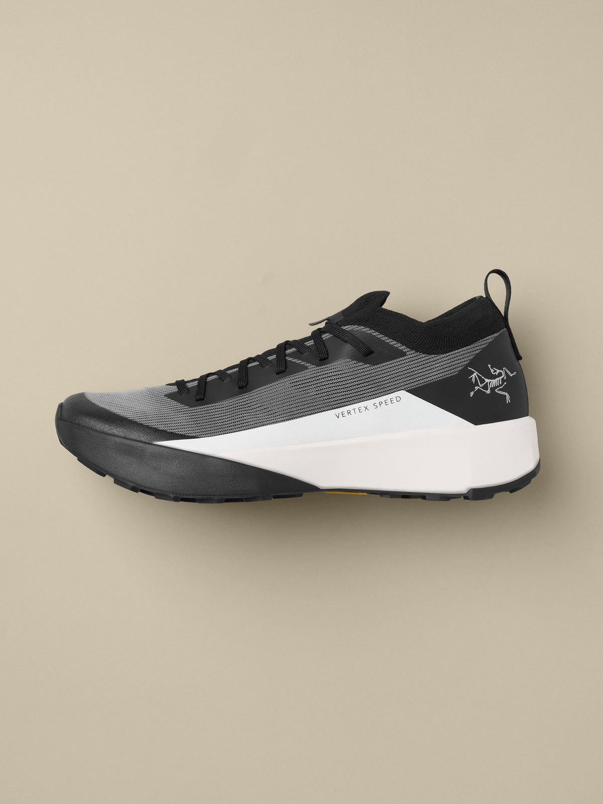 Arc'teryx Vertex Speed Low Shoe Men's product view 1 — Black/Arctic Silk