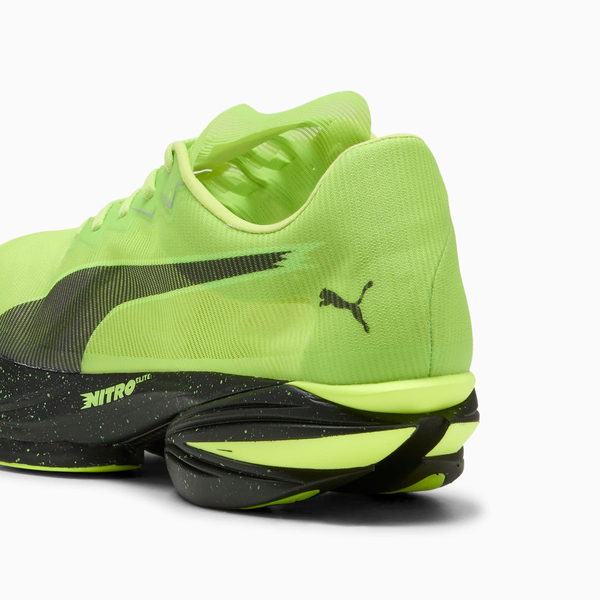 PUMA FAST-R NITRO™ Elite 3 Running Shoes Men product view 3 — Sunny Lime-PUMA Black