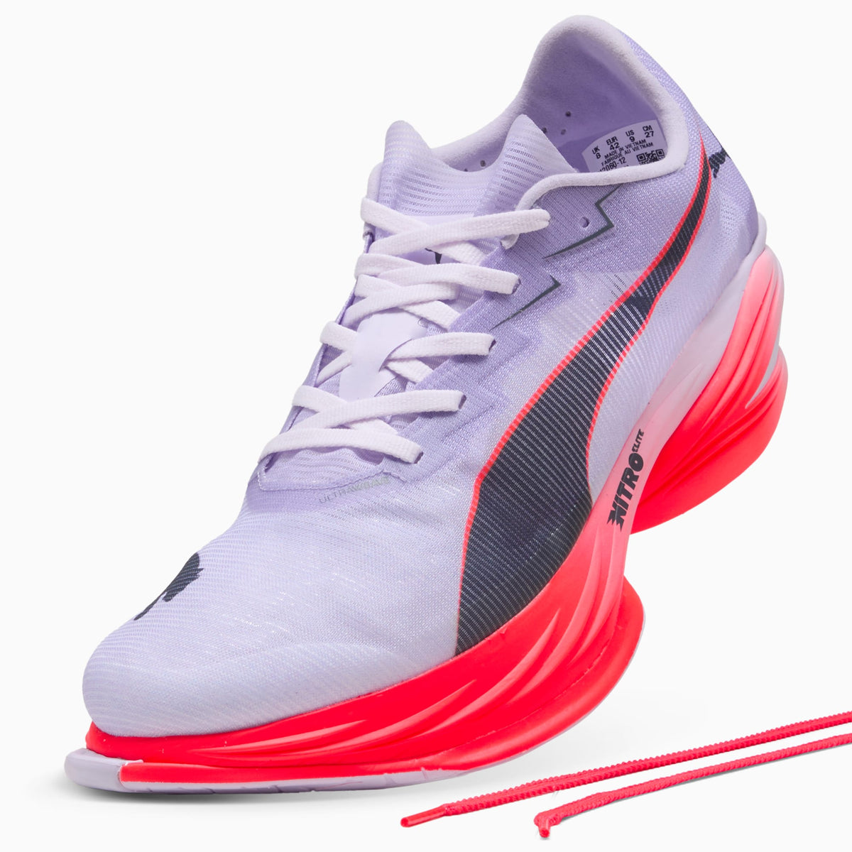 PUMA FAST-R NITRO™ Elite 3 Running Shoes Men product view 6 — Light Lavender-Ultra Red