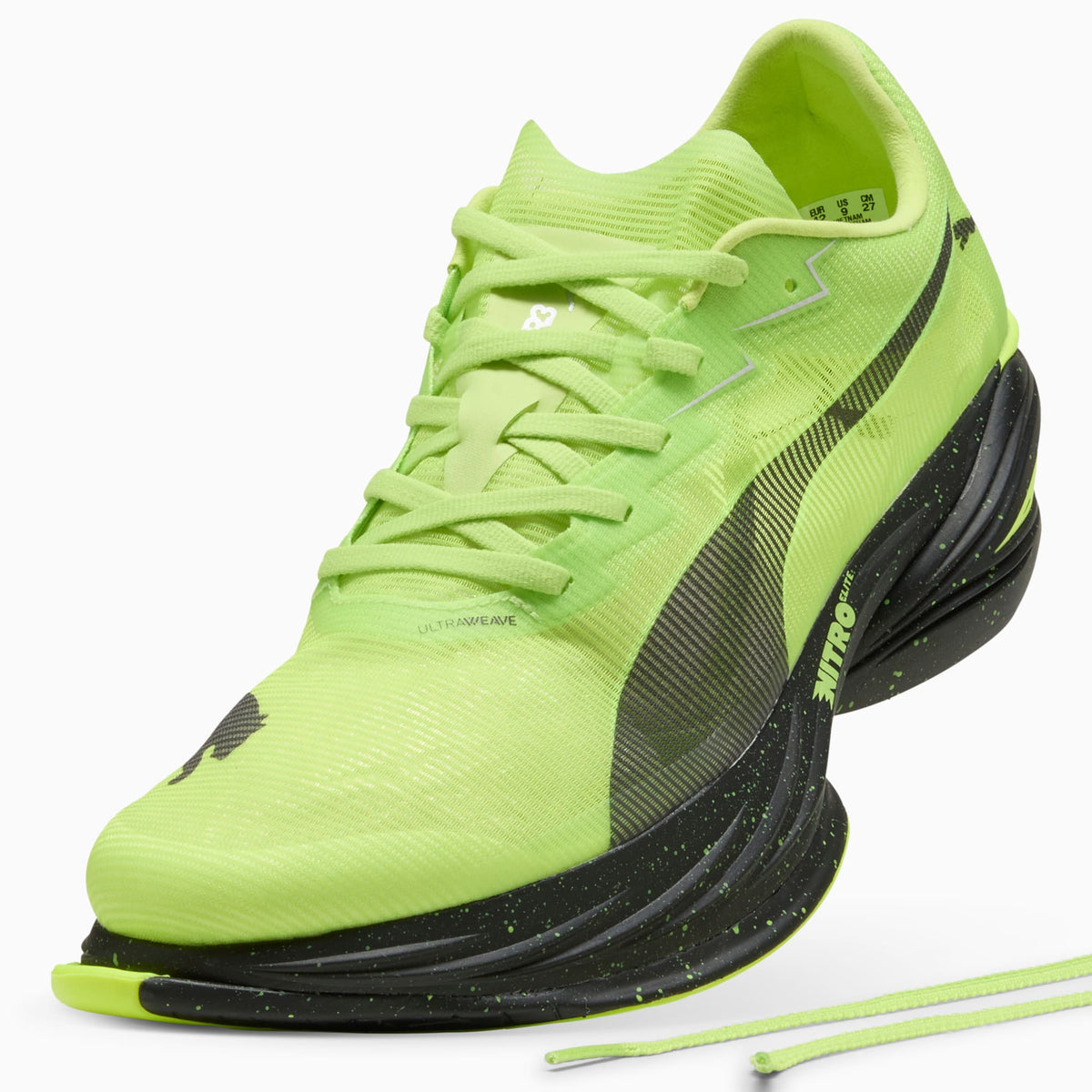 PUMA FAST-R NITRO™ Elite 3 Running Shoes Men product view 6 — Sunny Lime-PUMA Black