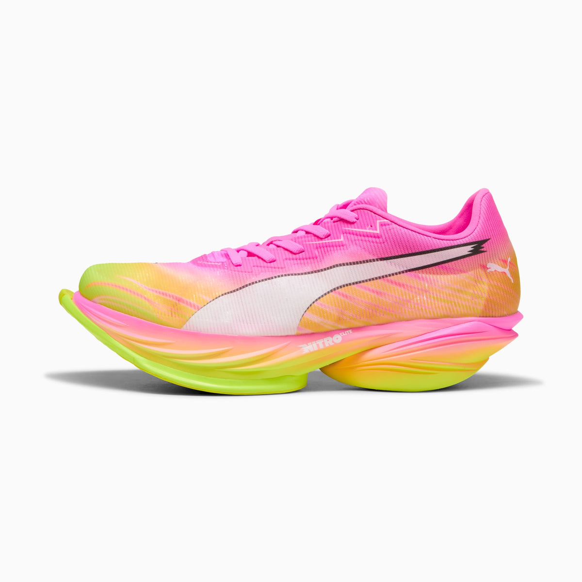 PUMA FAST-R NITRO™ Elite 3 Showtime Running Shoes Men product view 2 — Poison Pink-PUMA White