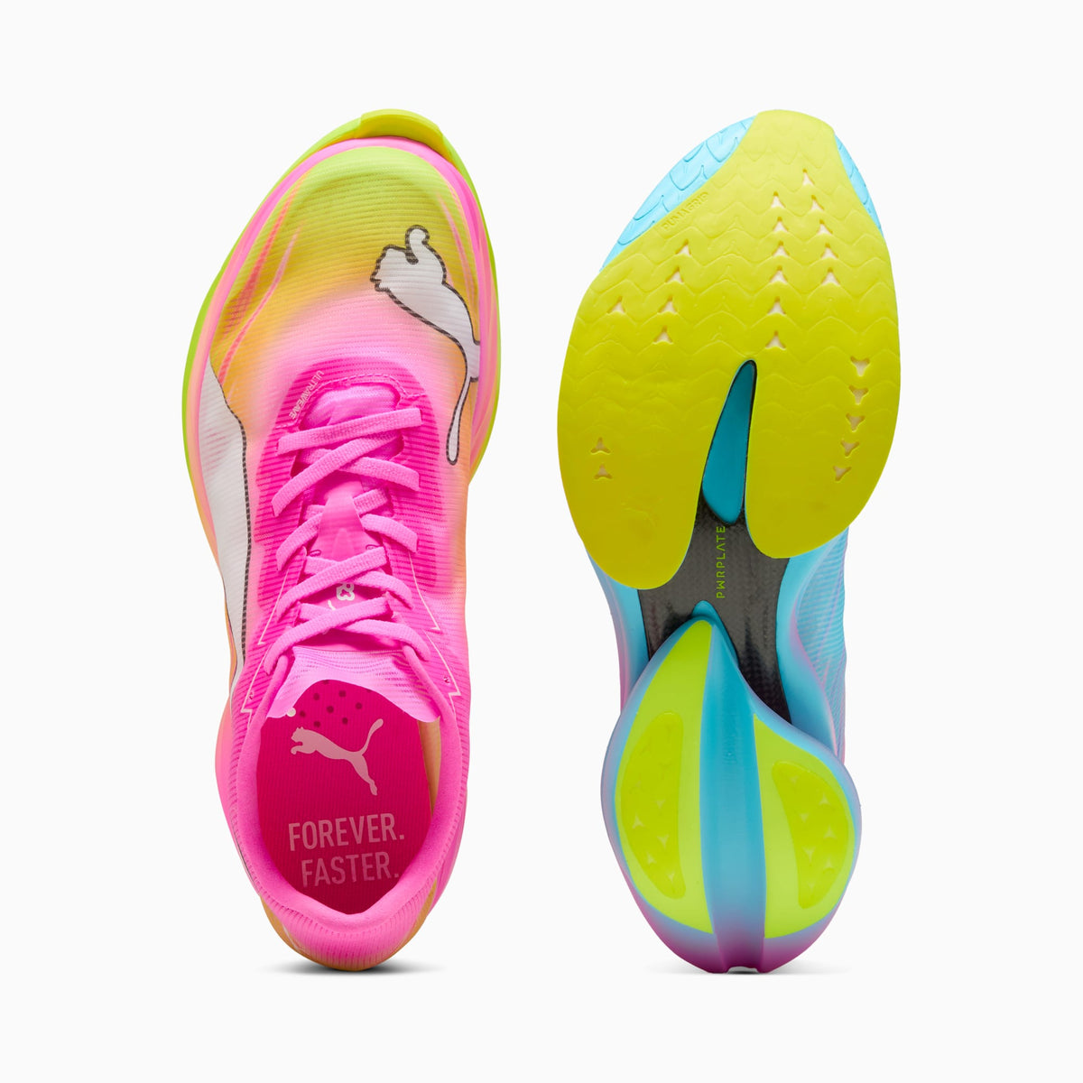 PUMA FAST-R NITRO™ Elite 3 Showtime Running Shoes Men product view 4 — Poison Pink-PUMA White
