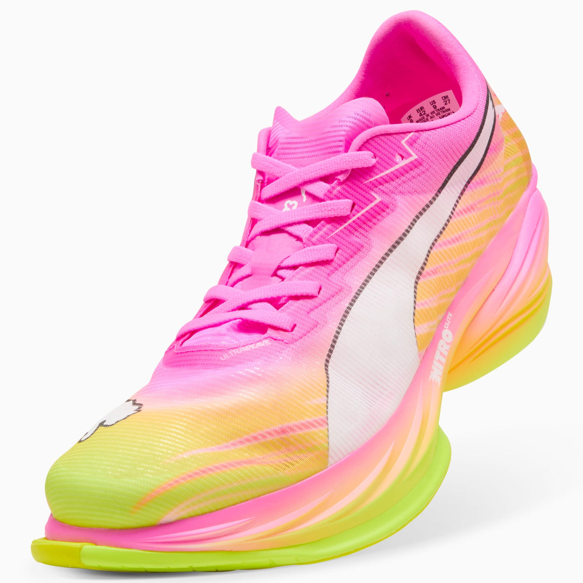 PUMA FAST-R NITRO™ Elite 3 Showtime Running Shoes Men product view 6 — Poison Pink-PUMA White