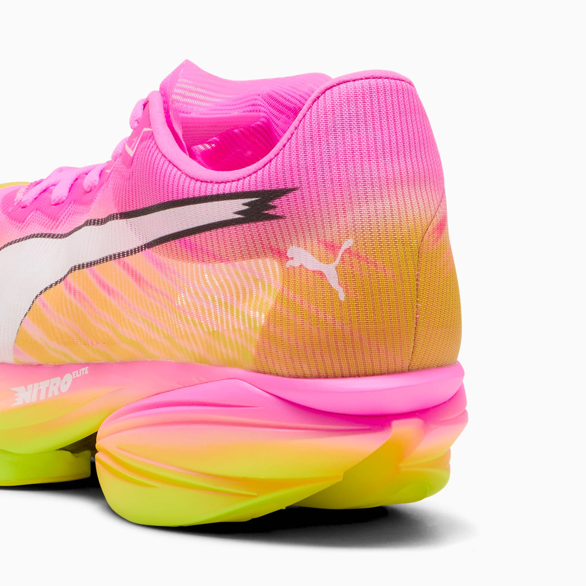 PUMA FAST-R NITRO™ Elite 3 Showtime Running Shoes Men product view 3 — Poison Pink-PUMA White