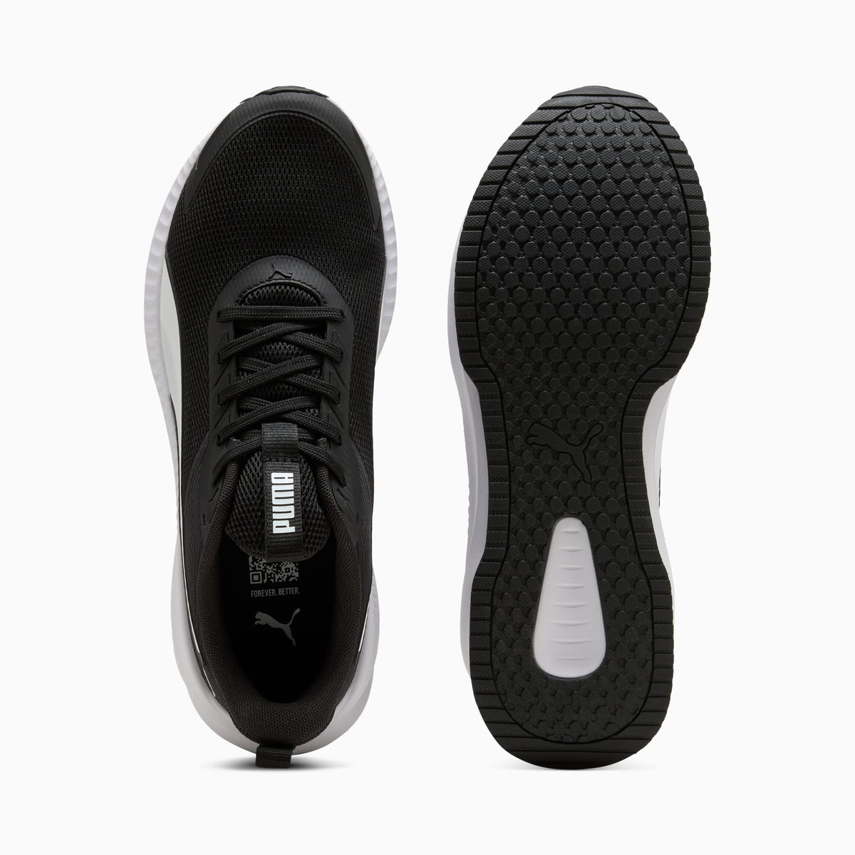 PUMA Flyer Lite 4 Running Shoes Unisex product view 4 — PUMA Black-PUMA White