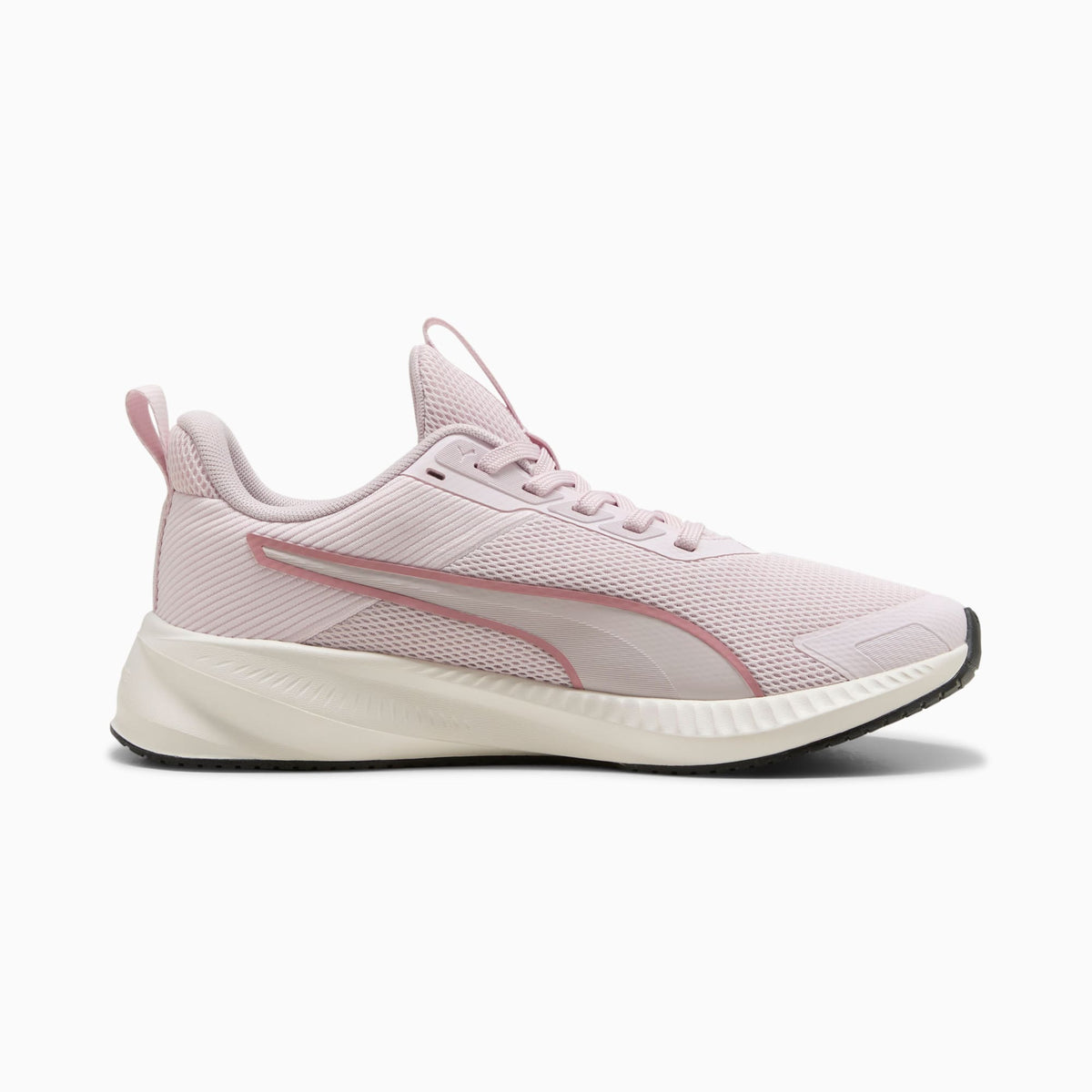 PUMA Flyer Lite 4 Running Shoes Unisex product view 5 — Powder Pink-PUMA Black-Warm White-Dusky Rosewood