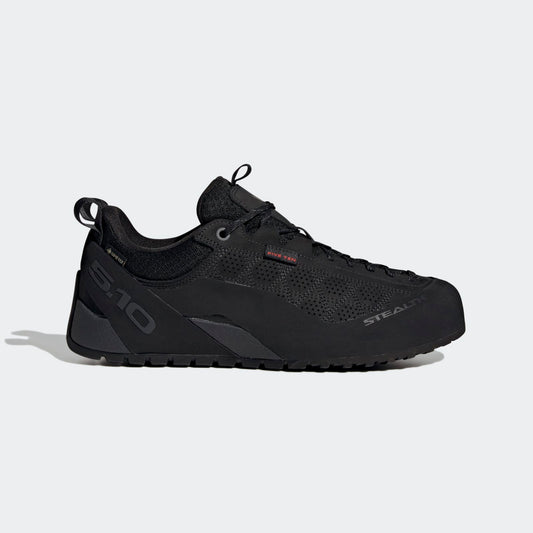 Adidas Guide Tennie Pro GTX Shoes - Side Lateral Center View - Core Black / Carbon / Core Black