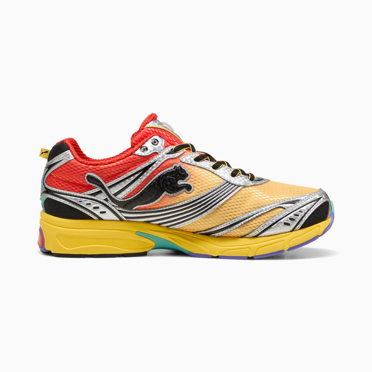 PUMA Homura OG Hyper Sneakers Unisex product view 5 — Red Flash-Sunny Yellow