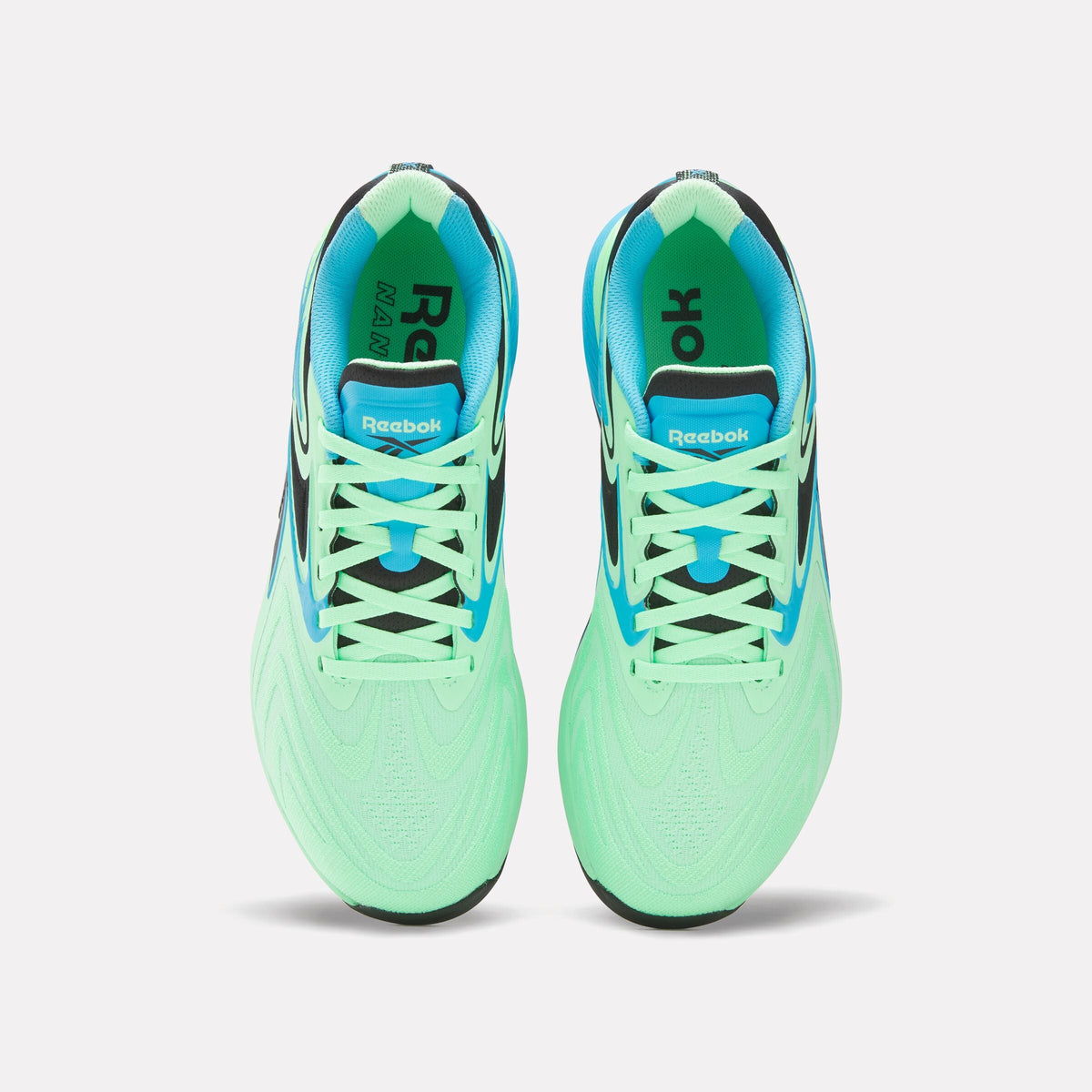 Reebok Nano X5 Edge Training Shoes product view 3 — Green Glow