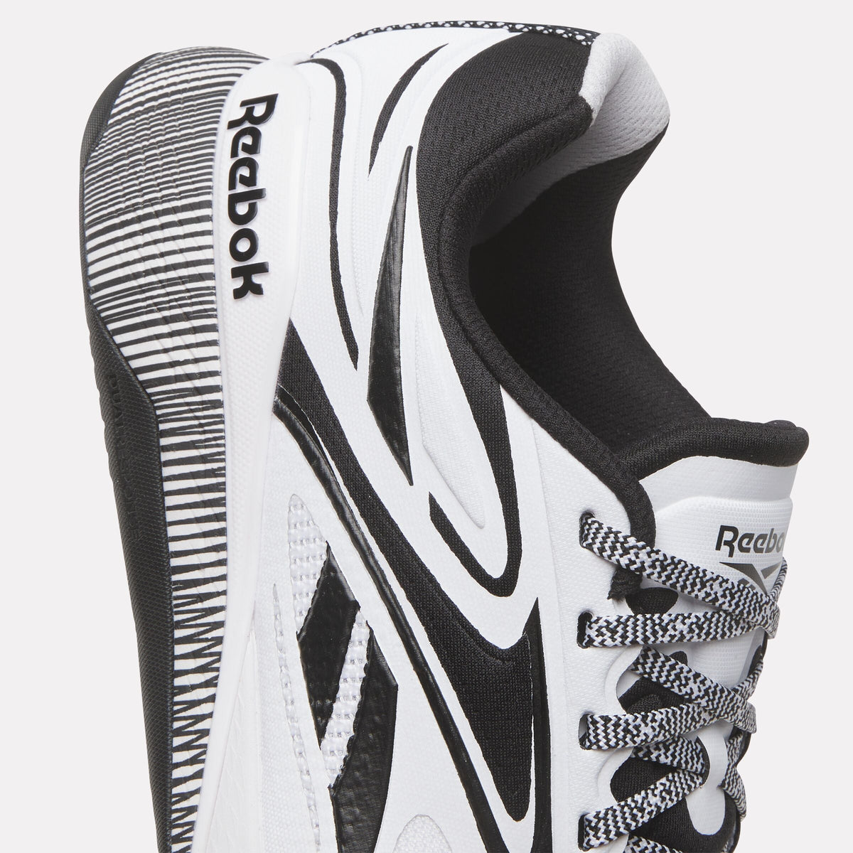 Reebok Nano X5 Edge Training Shoes product view 6 — White/Black