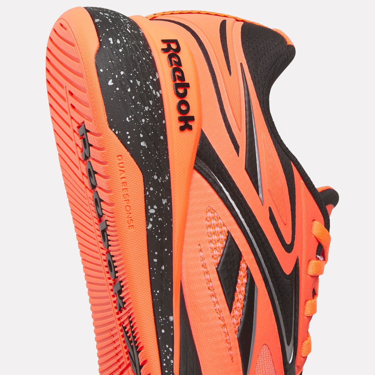 Reebok Nano X5 Edge Training Shoes product view 6 — Flash Orange/White/Black