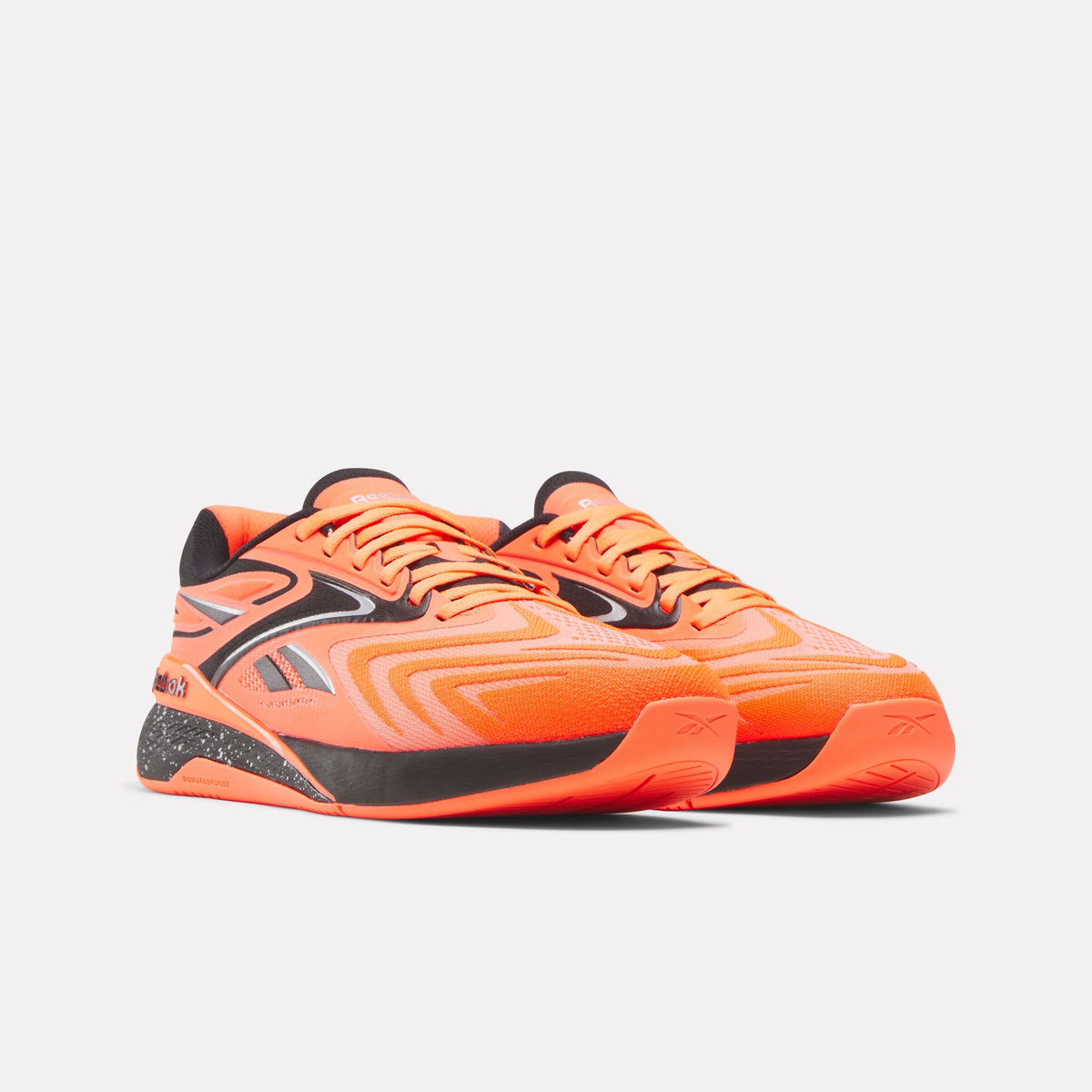 Reebok Nano X5 Edge Training Shoes product view 2 — Flash Orange/White/Black