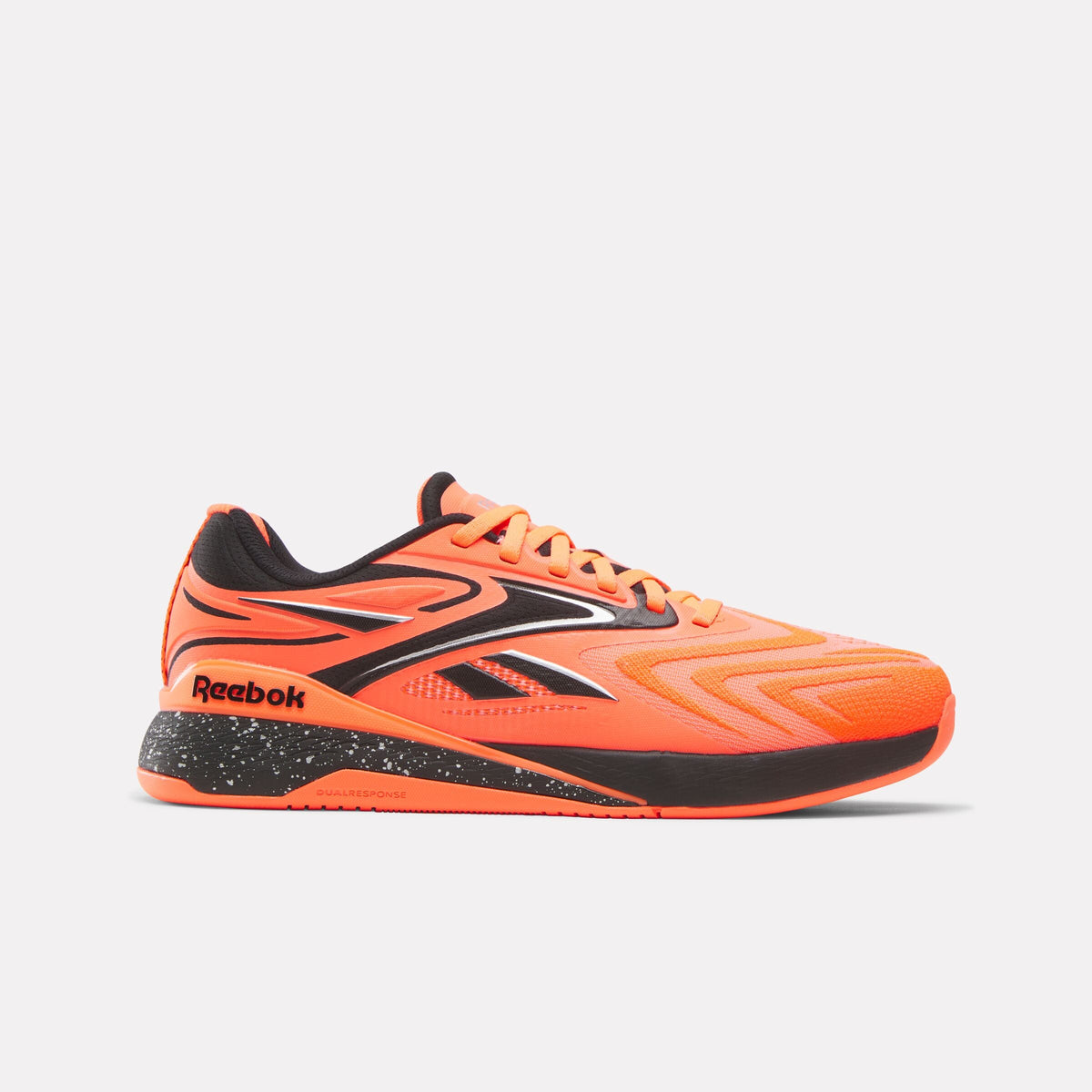 Reebok Nano X5 Edge Training Shoes product view 1 — Flash Orange/White/Black