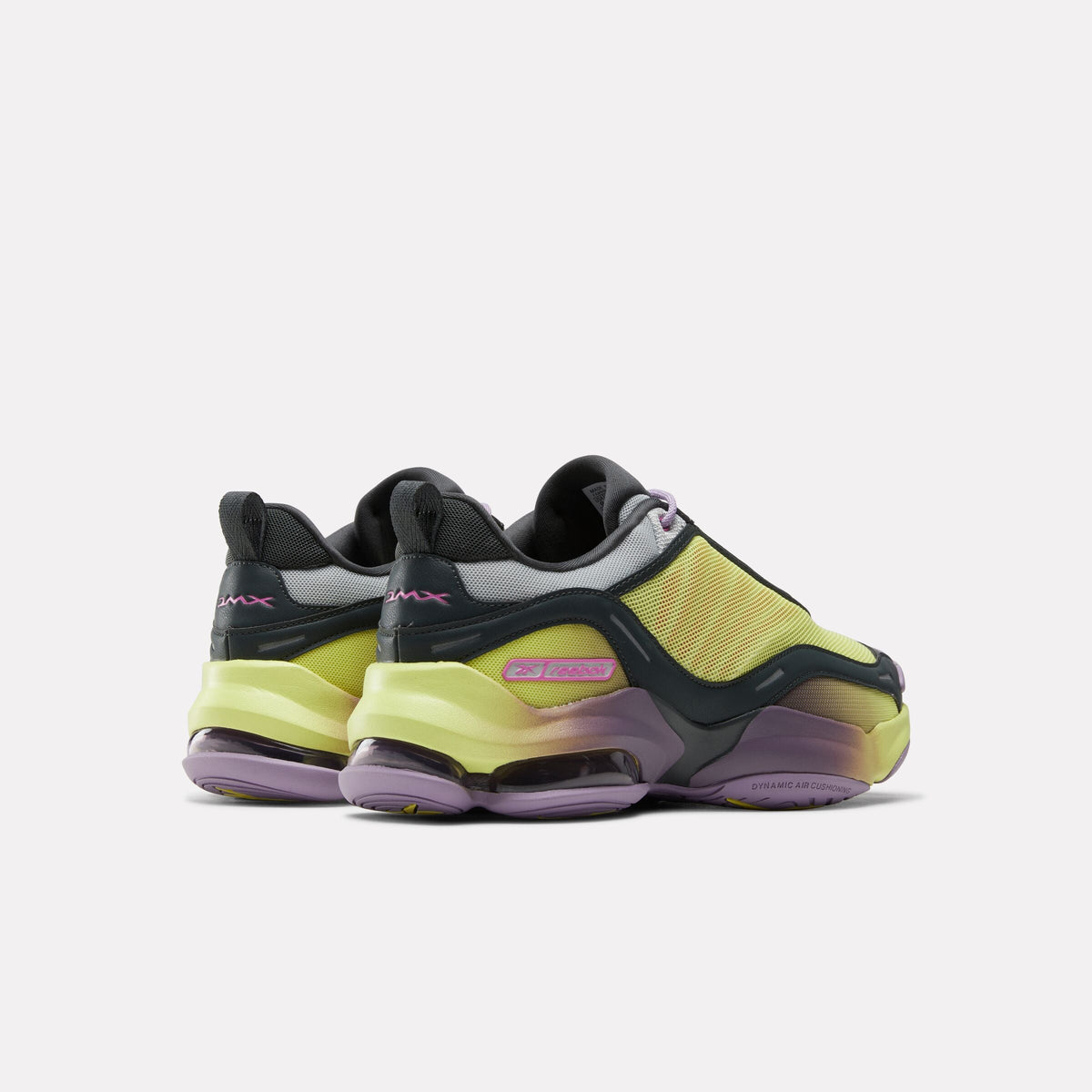 Reebok DMX Series 3000 Sneakers product view 4 — Sport Citrus / Blackberry / Grey