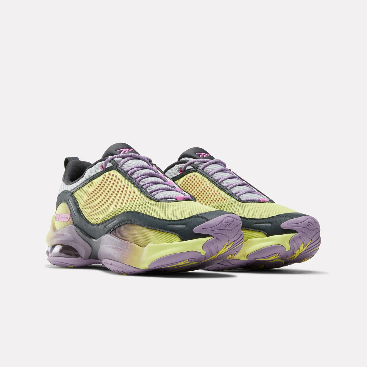 Reebok DMX Series 3000 Sneakers product view 2 — Sport Citrus / Blackberry / Grey