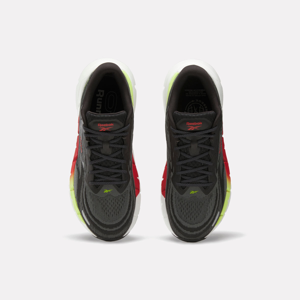 Reebok FloatZig Double Men's Shoes product view 3 — Black/Black/Red