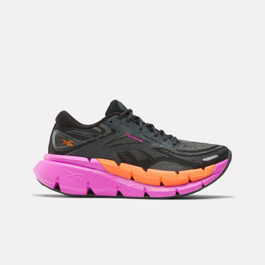 Reebok FloatZig Double Women's Shoes product view 1 — Black/Grey/Virtual Pink