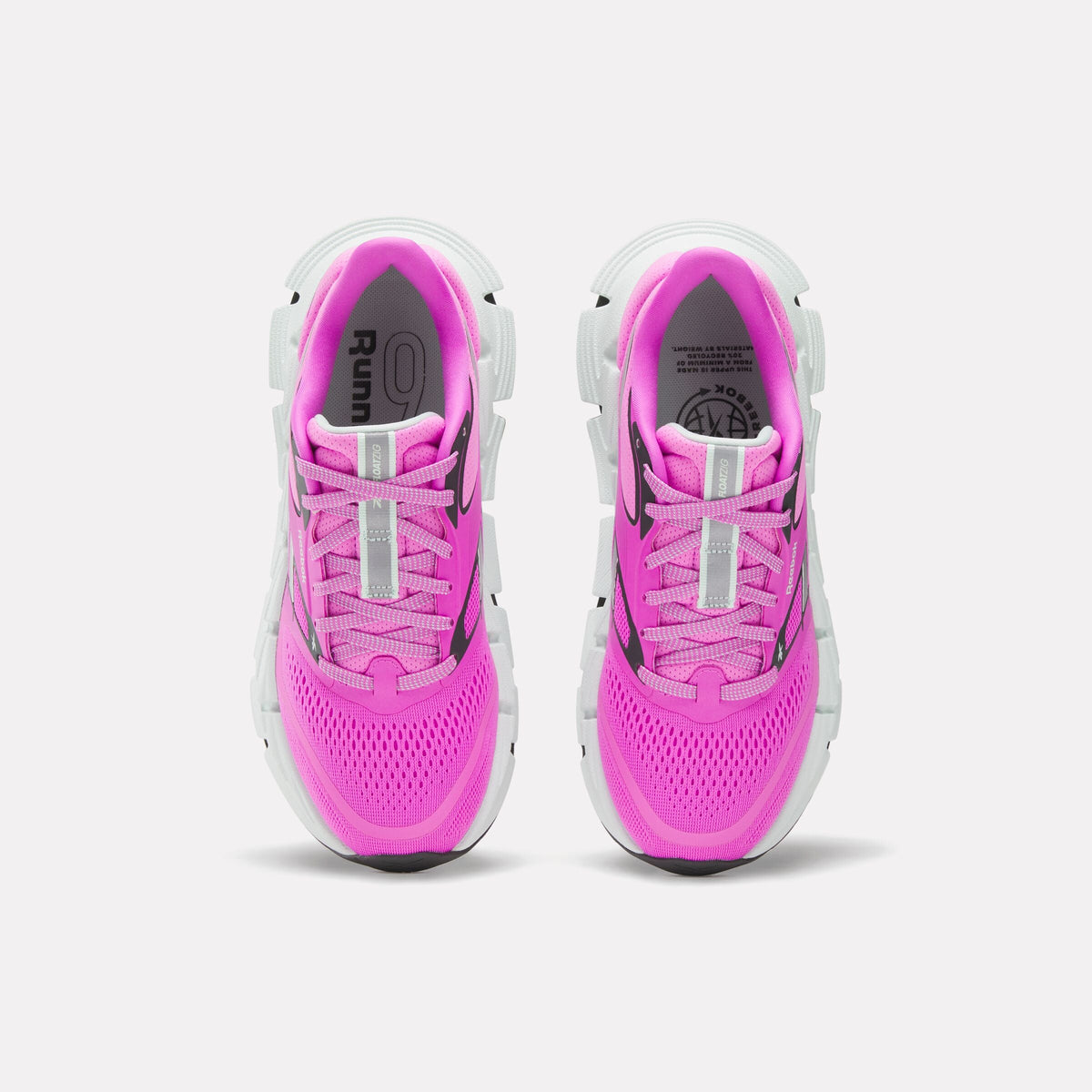 Reebok FloatZig 2 Women's Running Shoes product view 3 — Virtual Pink/Inverted Aqua
