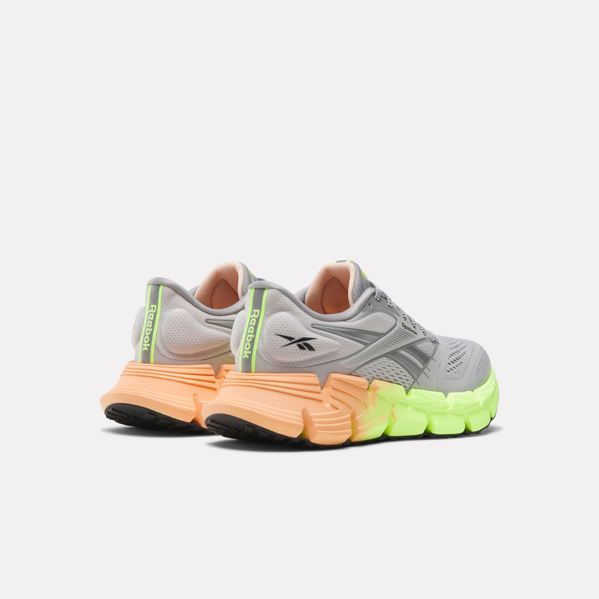 Reebok FloatZig 2 Women's Running Shoes product view 4 — Grey/Digital Lime