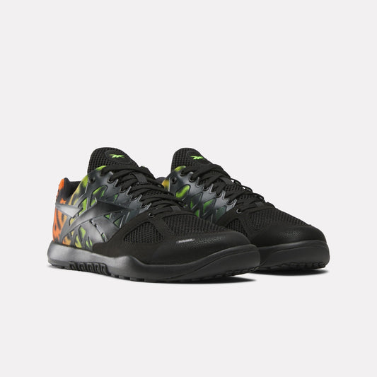 Reebok Nano 2.0 Men's Shoes product view 2 — Black/Atomic Tangerine