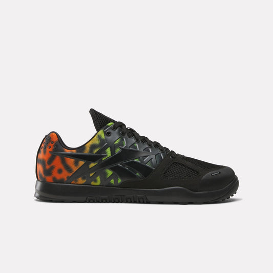 Reebok Nano 2.0 Men's Shoes product view 1 — Black/Atomic Tangerine