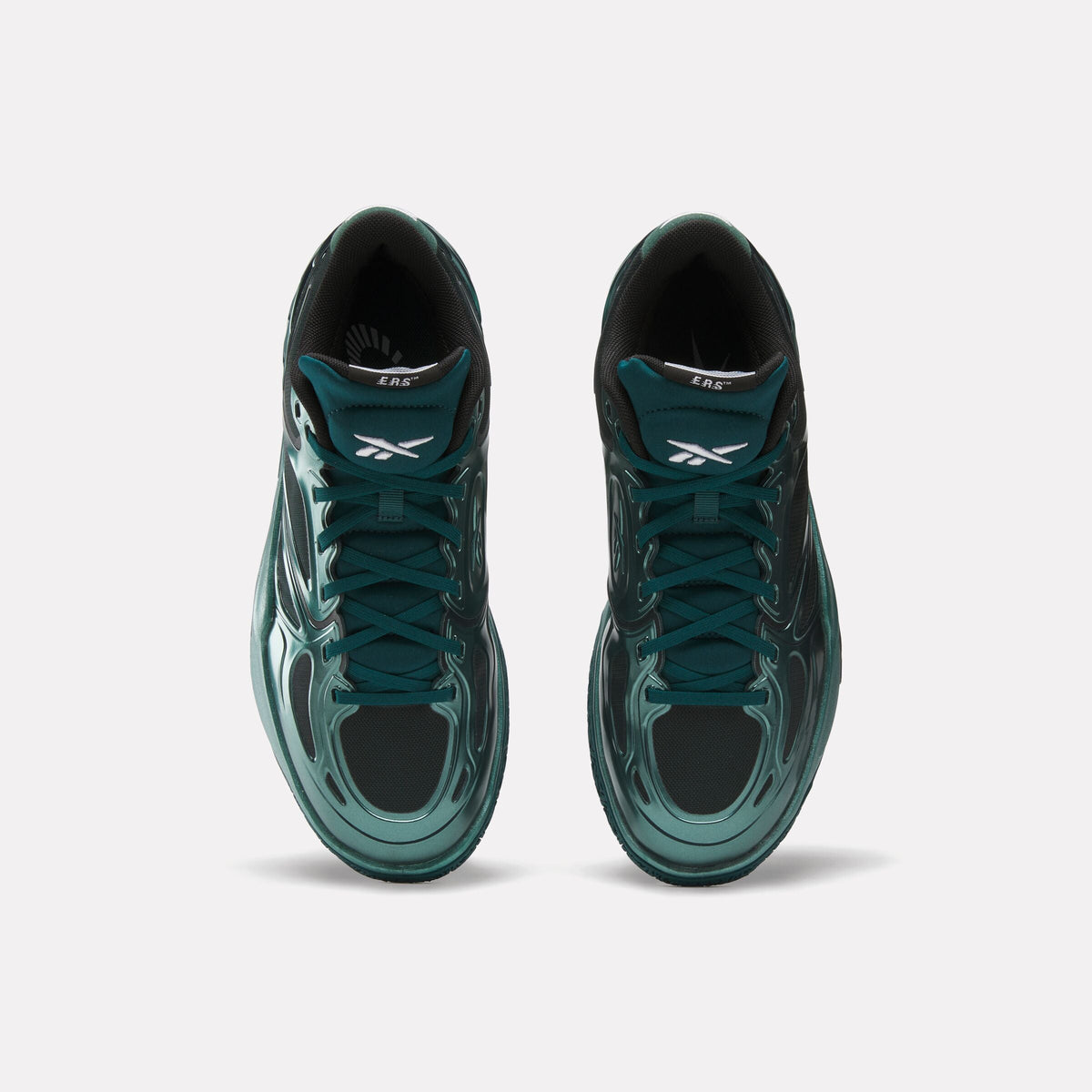 Reebok Engine A Basketball Shoes product view 4 — Metal Green/Metal Green/Black