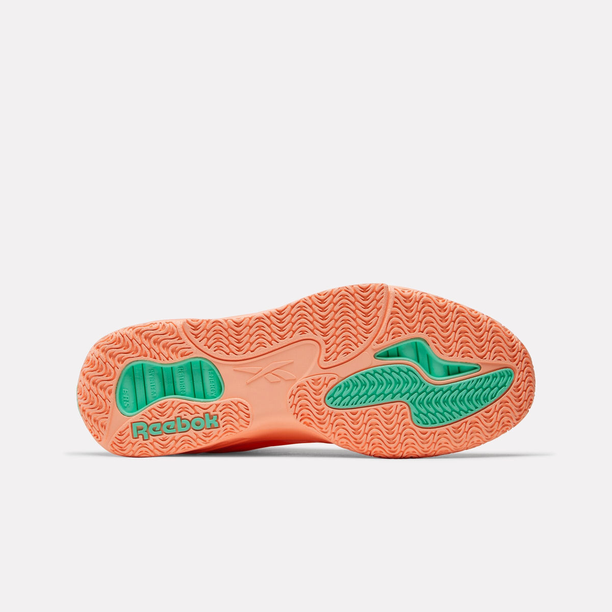 Reebok Engine A Basketball Shoes product view 5 — Future Peach/Future Peach/Atomic Aqua