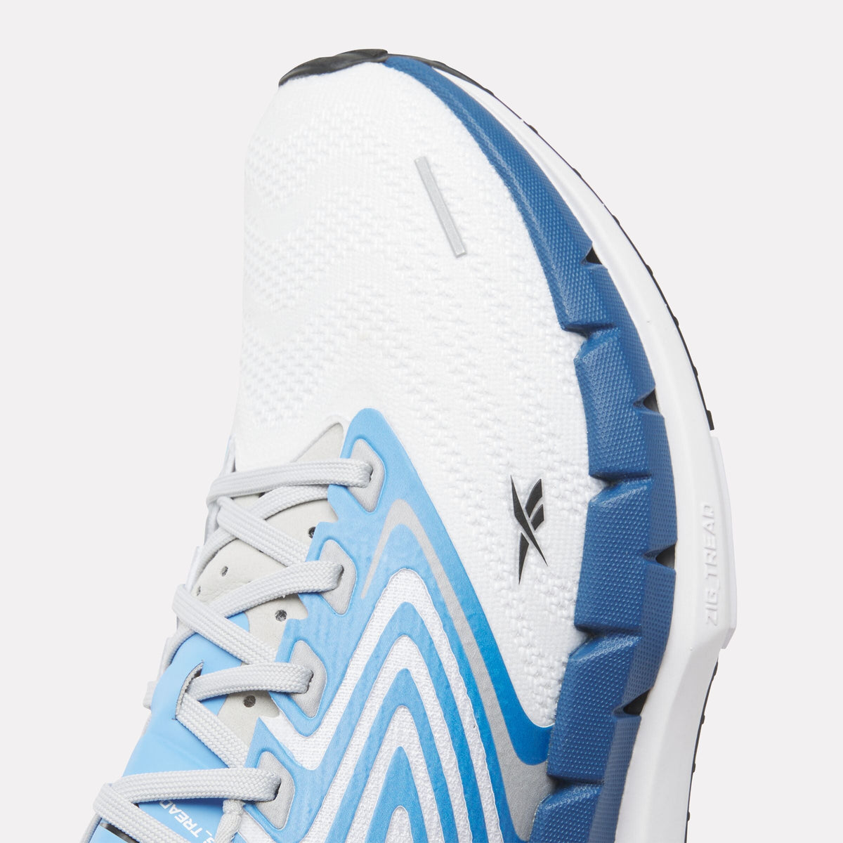Reebok FloatZig Tread Men's Shoes product view 6 — White/Blue/Grey