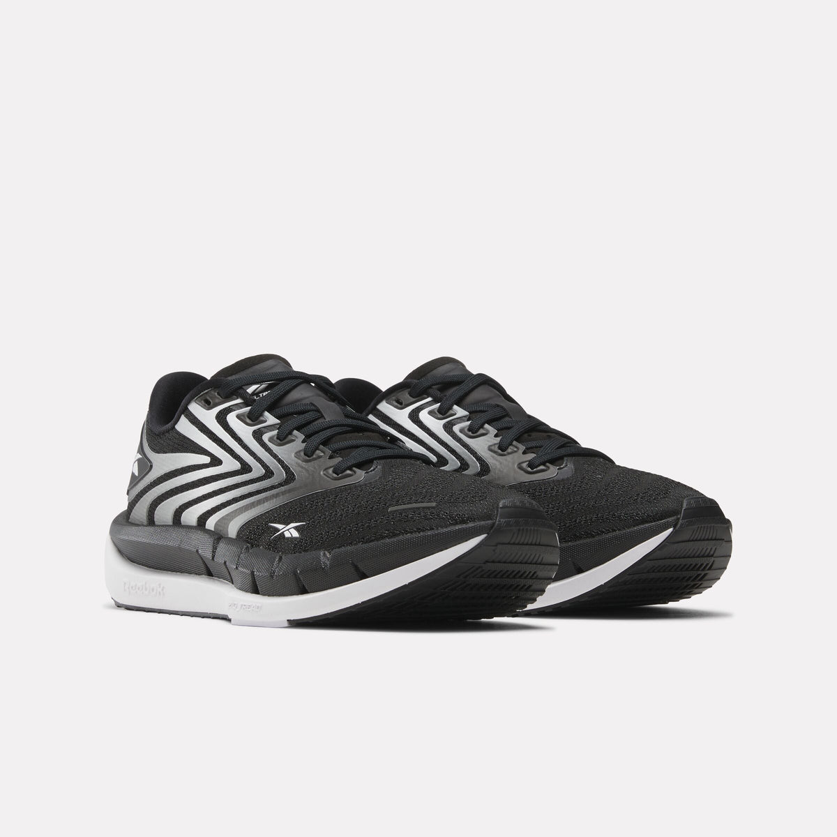 Reebok FloatZig Tread Women's Shoes product view 2 — Black/White/Black