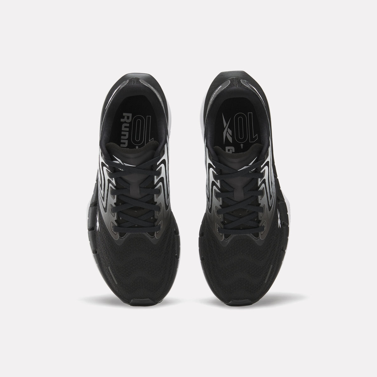 Reebok FloatZig Tread Women's Shoes product view 3 — Black/White/Black