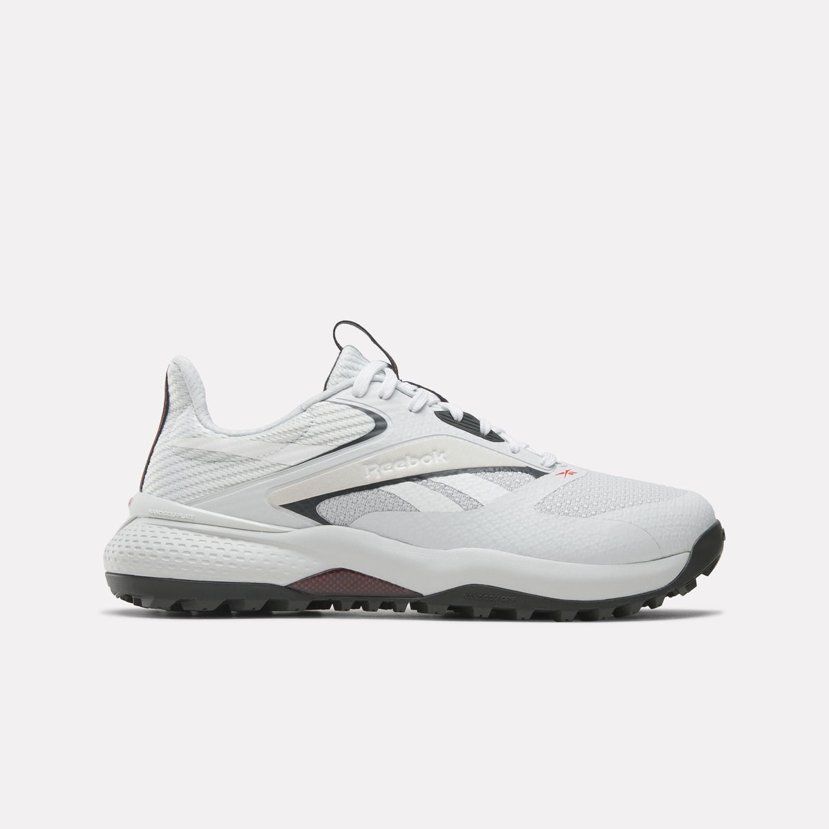 Reebok Nano Golf Shoes product view 1 — Pearl Grey/ Black