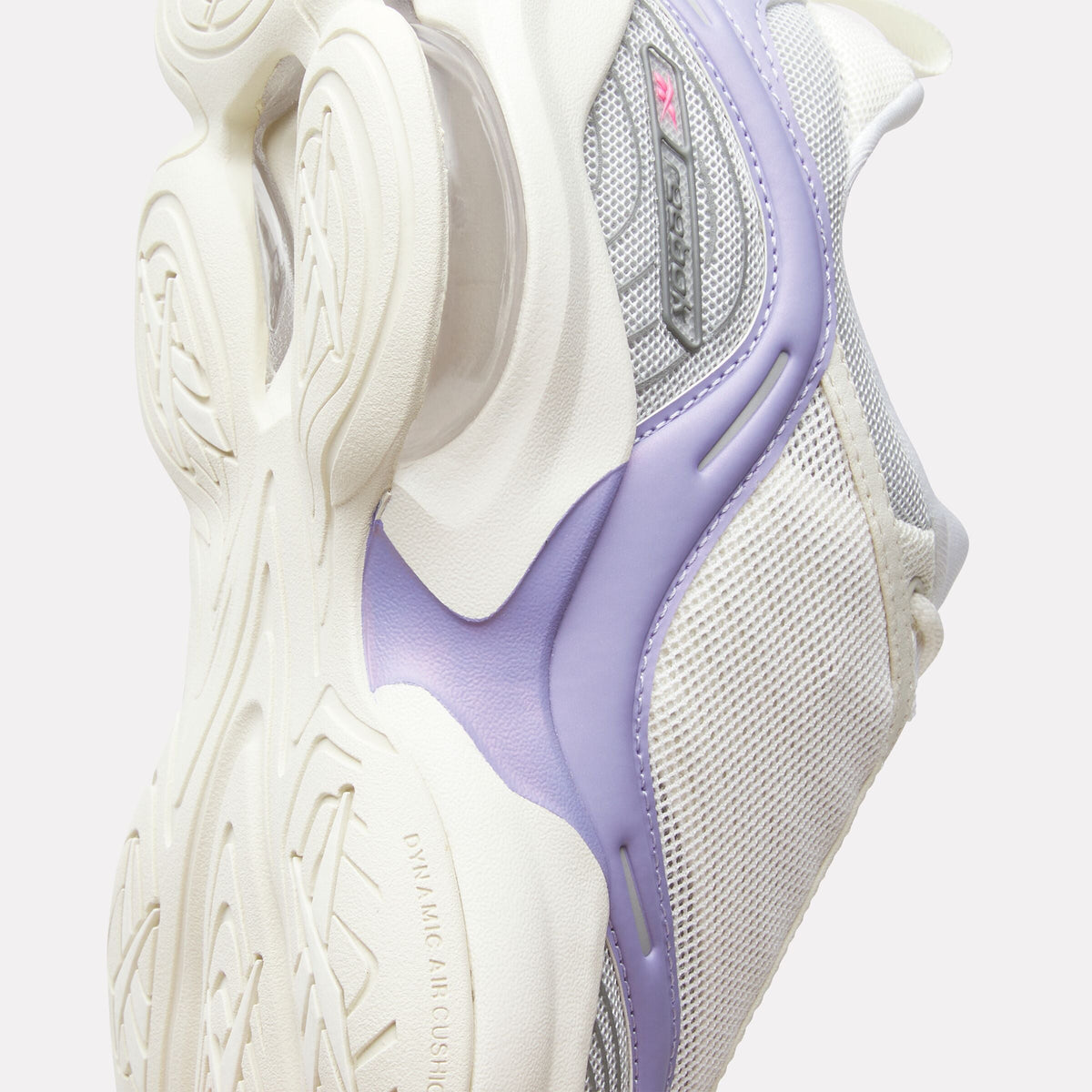 Reebok DMX Series 3000 Women's Shoes product view 5 — CHALK/BLACKBERRY METALLIC/TRUE PINK
