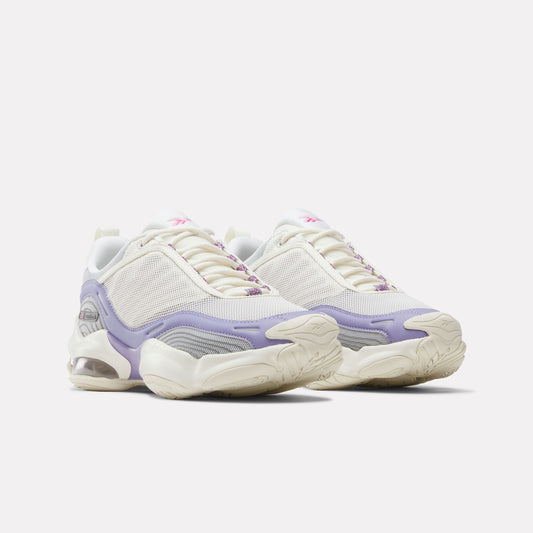 Reebok DMX Series 3000 Women's Shoes product view 2 — CHALK/BLACKBERRY METALLIC/TRUE PINK