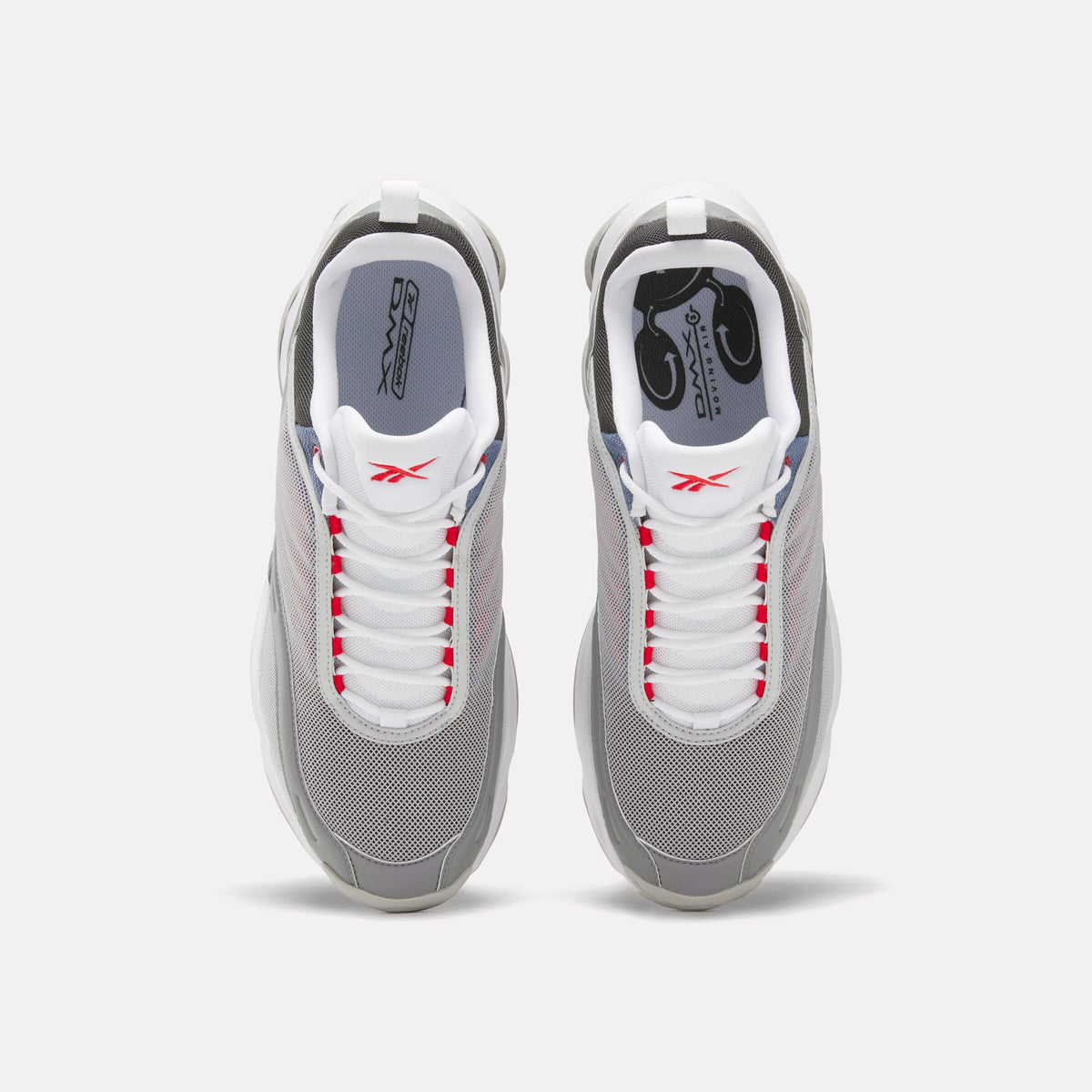 Reebok DMX Series 3000 Sneakers product view 3 — Grey / White / Red