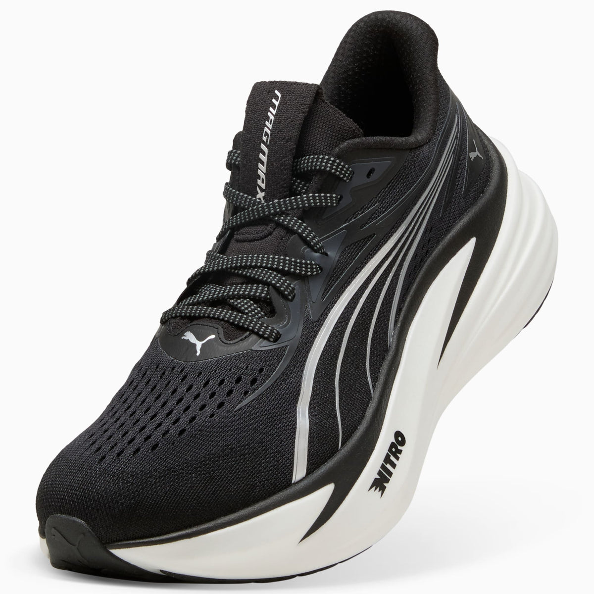 PUMA MagMax NITRO™ 2 Running Shoes Men product view 6 — PUMA Black-PUMA White