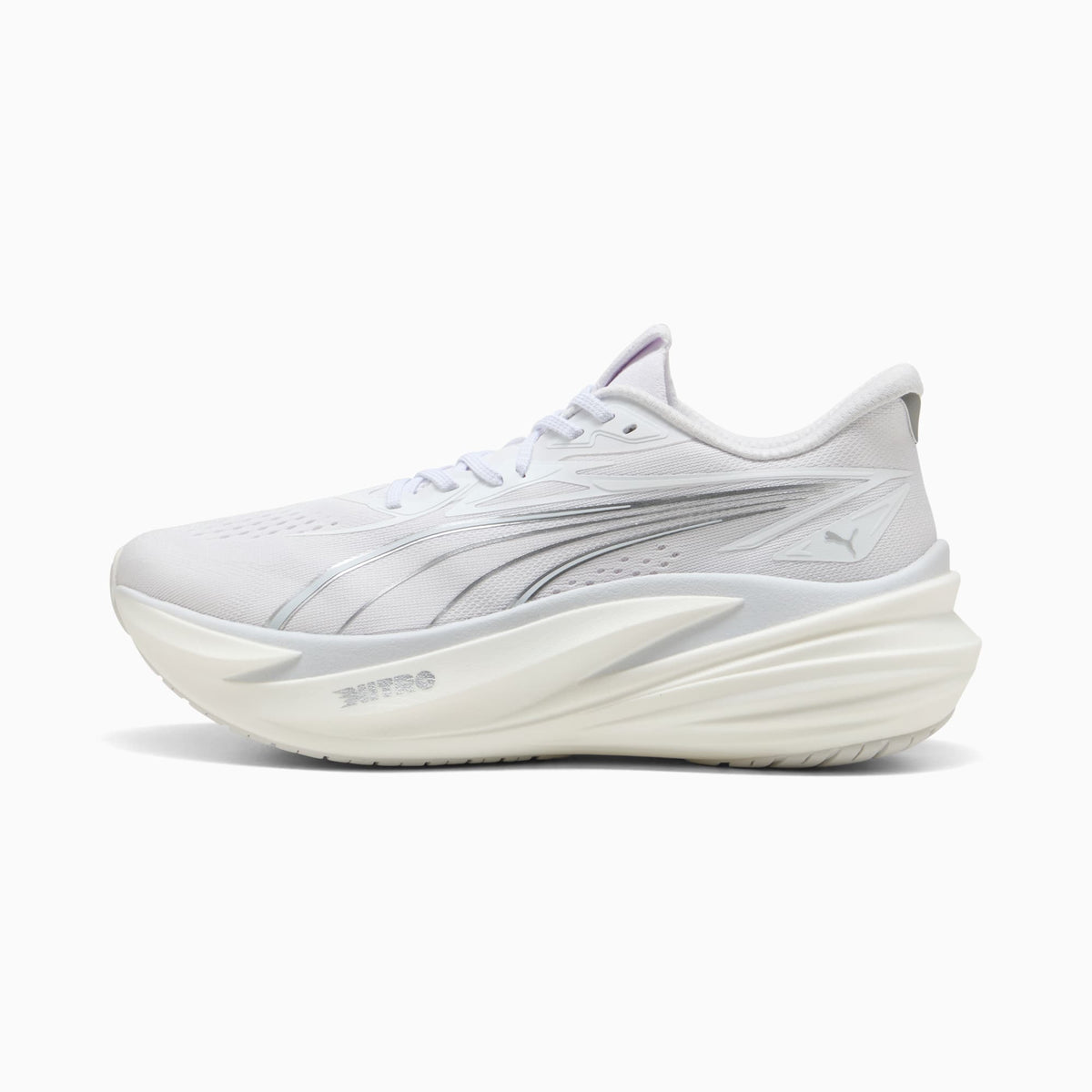 PUMA MagMax NITRO™ 2 Running Shoes Men product view 1 — PUMA White-Silver Mist