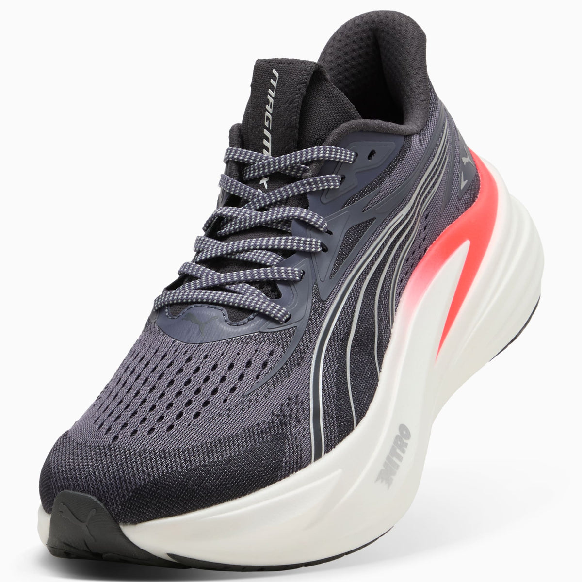 PUMA MagMax NITRO™ 2 Running Shoes Men product view 6 — Inky Depths-Ultra Red